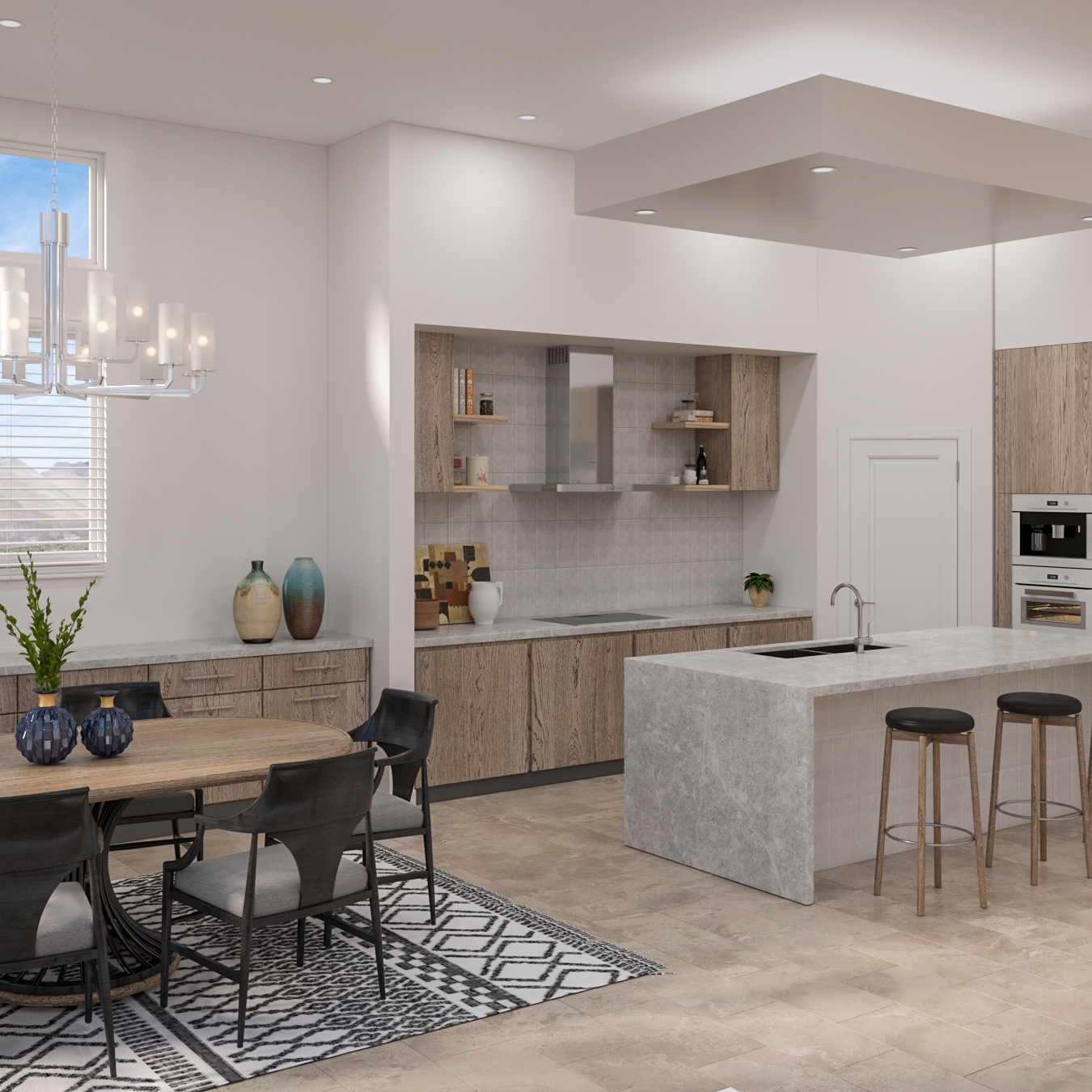 This is an interior rendering of the Abrazo Plan 2392 project