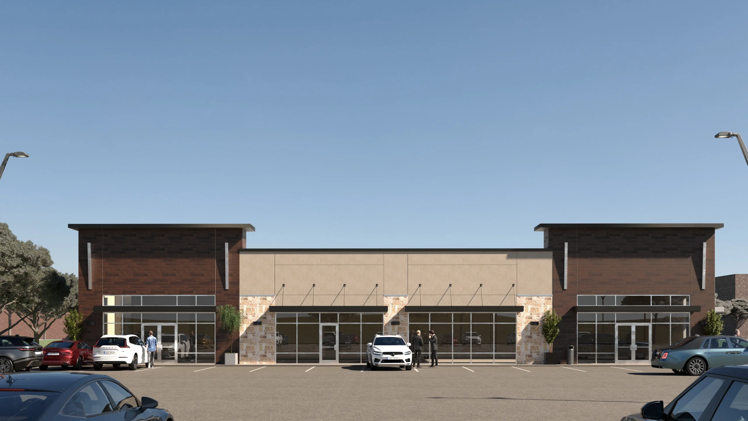 This is an exterior rendering of the ShellSpace