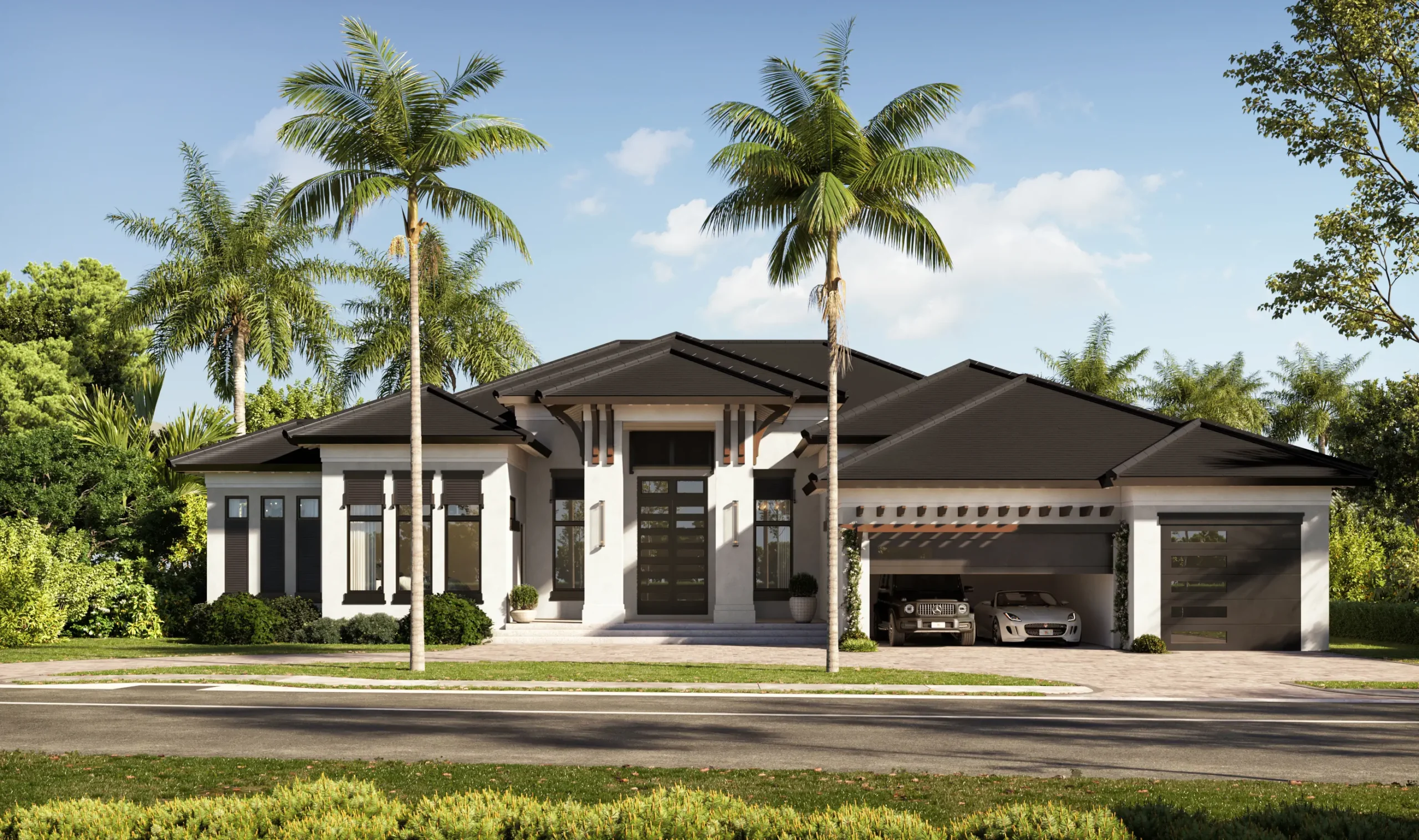 This is an exterior rendering project of JL Studio