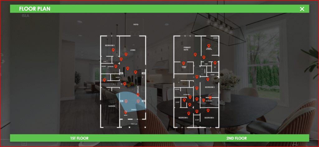 Selling the vibe not just the view virtual tour interface