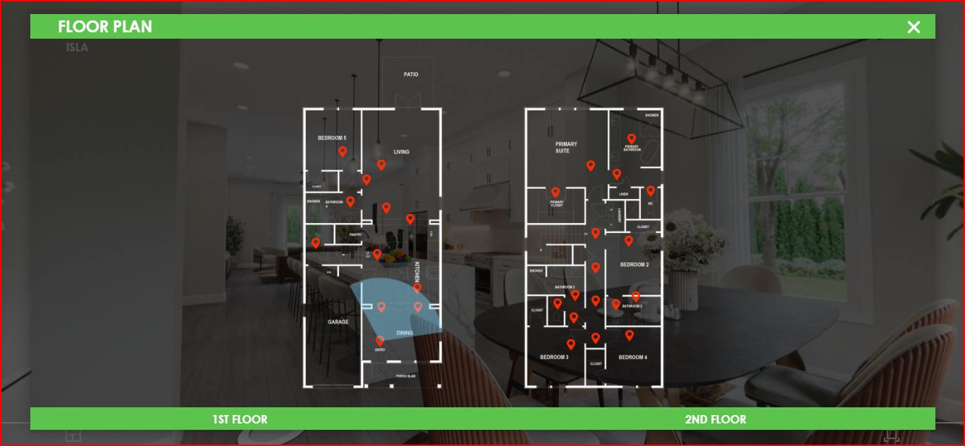 Selling the vibe not just the view virtual tour interface
