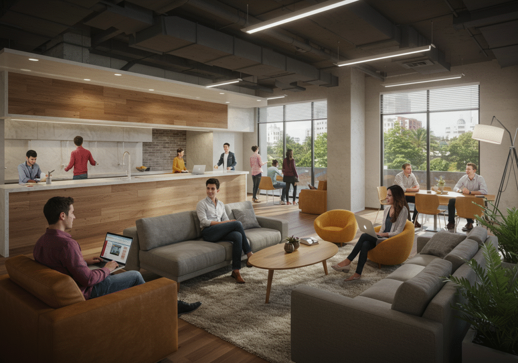 selling the vibe not just the view demographic in amenity space