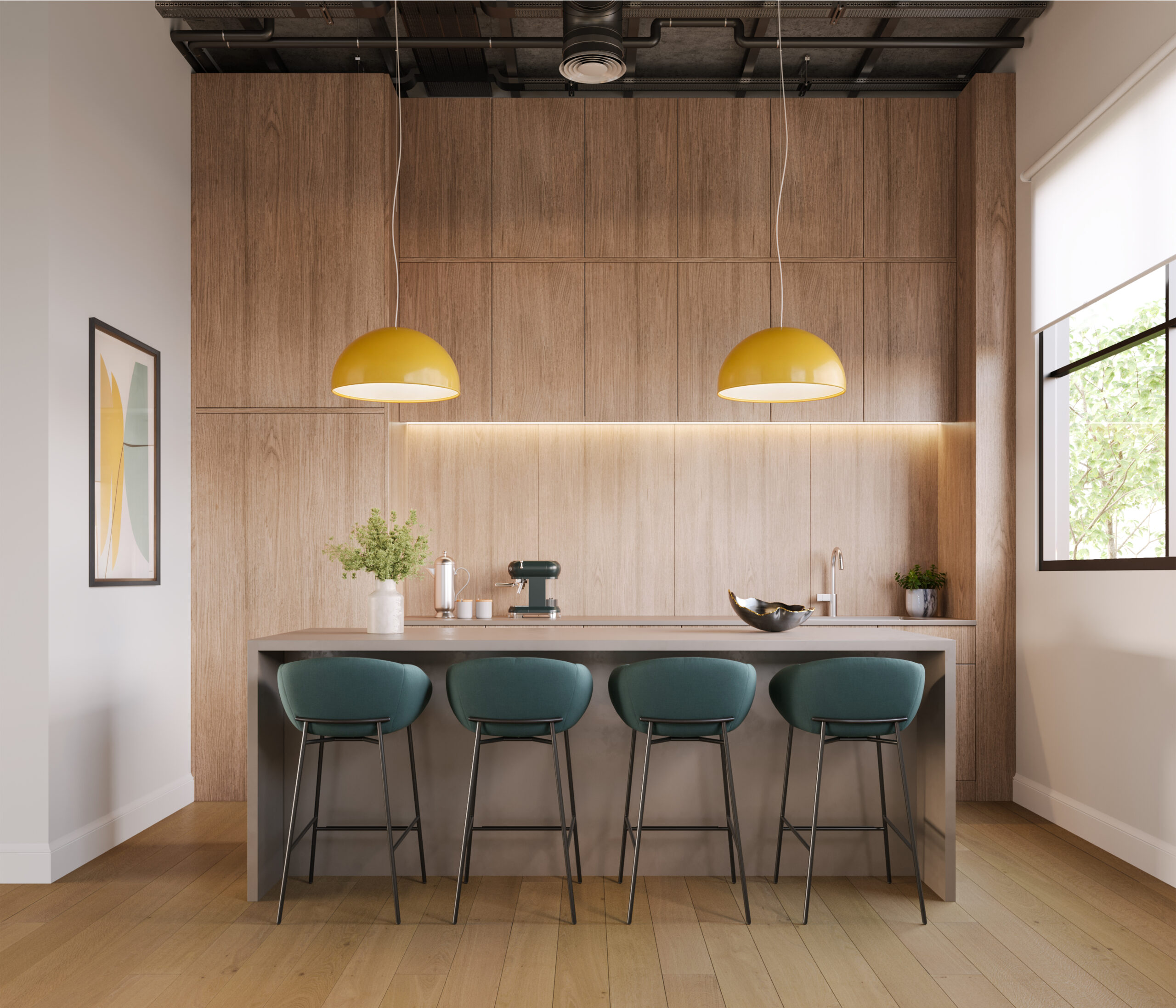 Interior Office kitchen
